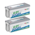 Redodo 12V 200Ah Plus Lithium LiFePO4 Battery (Pack 2), Max 2560W Power Output, 200A BMS Protection, 4000-15000 Deep Cycles,Perfect for Home Solar Storage, RV, Marine, etc