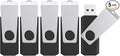 TOPESEL USB Flash Drive 5 Pack 16GB USB 3.0 Flash Drive Memory Stick USB Drive Thumb Drives USB Stick USB3.0 Thumb Drives (16GB 5PCS, Black)