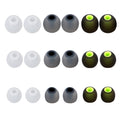 MMYQXI Earbud Replacement Tips Silicone Earbud Covers Fit for in-Ear Headphones (Inner Hole 3.8mm -5.1mm) 9 Pairs S/M/L