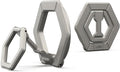 URBAN ARMOR GEAR UAG Magnetic Phone Ring Stand Compatible with MagSafe Magnet, Removable Metal Finger Ring Grip & 360 Rotation Adjustable Kickstand for iPhone 16/15, Galaxy S25, S24, Titanium