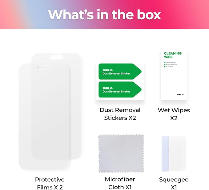 SIELO 2 Pack Matte Screen Protector iPhone 14 promax, 9H Hardness Shatterproof & Paperfeel PET Film, Anti-Glare & Anti-Fingerprint Case Friendly Paperlike Screen Protector Film for iPhone Pro Max.