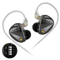 KZ Vader Pro in-Ear Monitors Gaming Earbuds, Triple Dynamic Driver IEM with 4 Tuning Switches, Clarity in All Frequency Stereo Sound Comfortable Noise Isolating Earphones for Stage and Studio (Nomic)