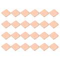 PATIKIL Copper Heatsink Pad Shims, 24 Pcs 15x15x1.5mm Copper Pad Shim IC Chipset GPU CPU Thermal Heatsink for Cooling Laptop Desktop Computer