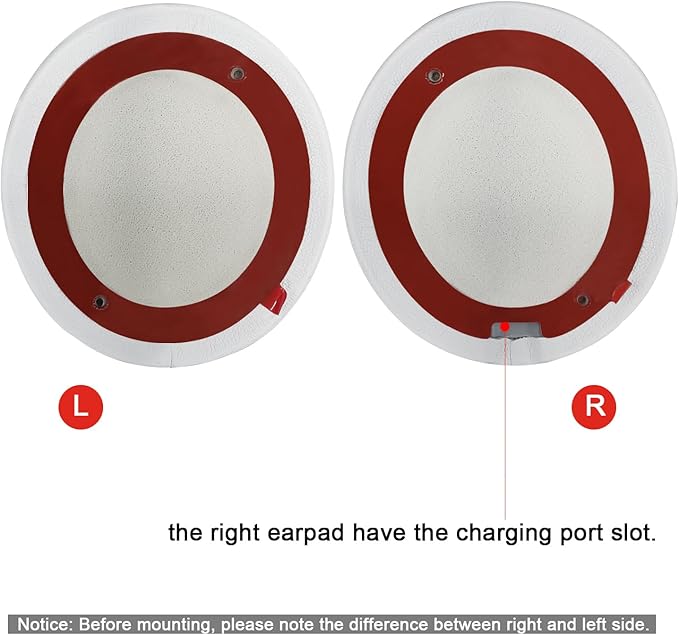 Replacement Ear Pads for Beats Solo 2 & Solo 3 Wireless On-Ear Headphones, Ear Cushions, Headset Earpads, Ear Cups Cover with Soft Protein Leather (White)