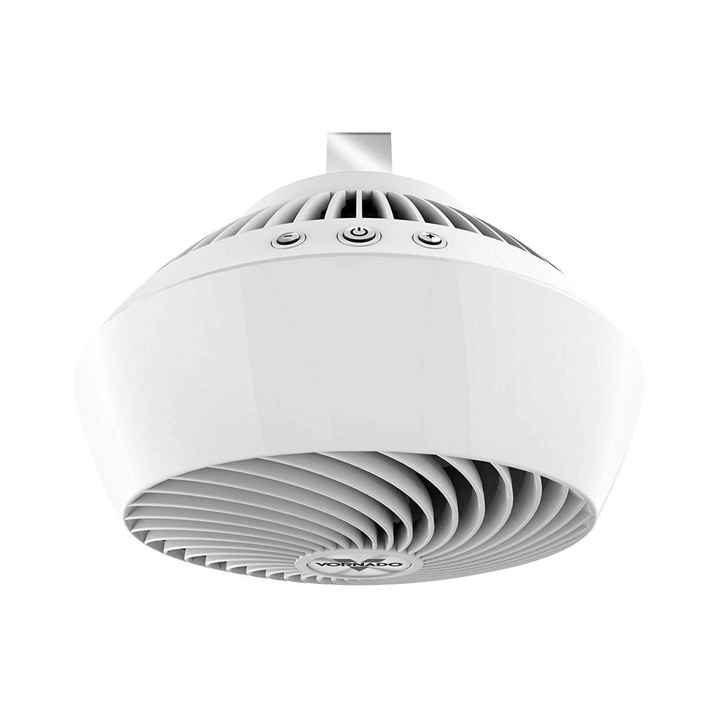 Vornado 560 Medium Air Circulator Floor Fan, 4-Speed, Quiet Fan for Bedroom, Office, Dorm Room, with Chrome Glide Bar Adjustable Tilt, Electric Cooling Fan, White