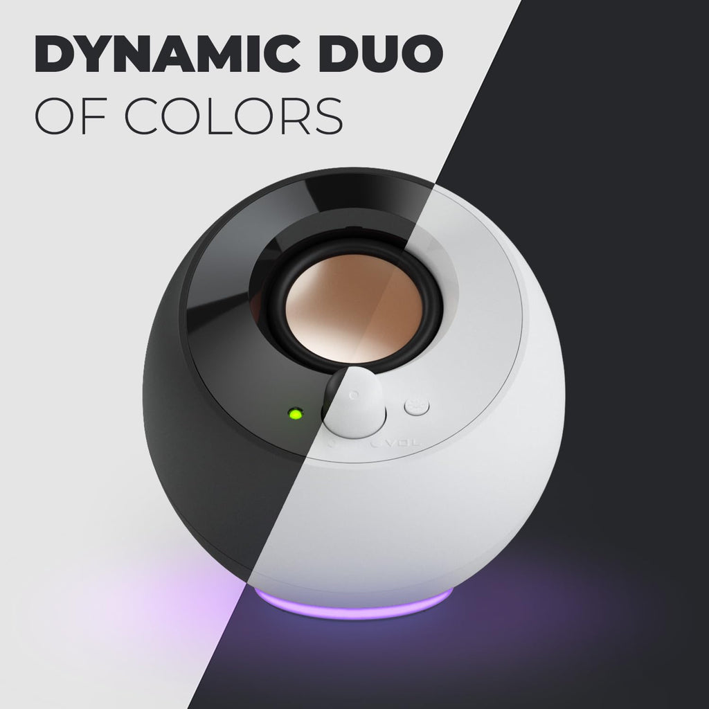 Creative Pebble SE 2.0 Desktop Speakers for PC/Laptop, White