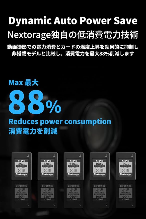 Nextorage Japan CFexpress Type A Card NX-A1PRO 40GB VPG 400 Urtla Fast Read 950MB/s Write 600MB/s