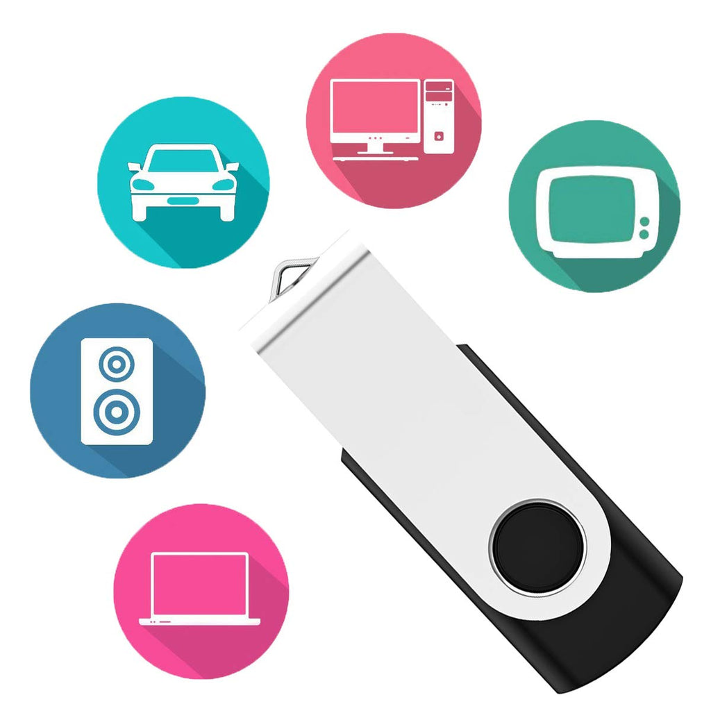 USB Flash Drive 256MB 50 Pack, Bulk USB 2.0 Thumb Drives Swivel Memory Stick Jump Drive Pen Drive,256MB 50 Pieces