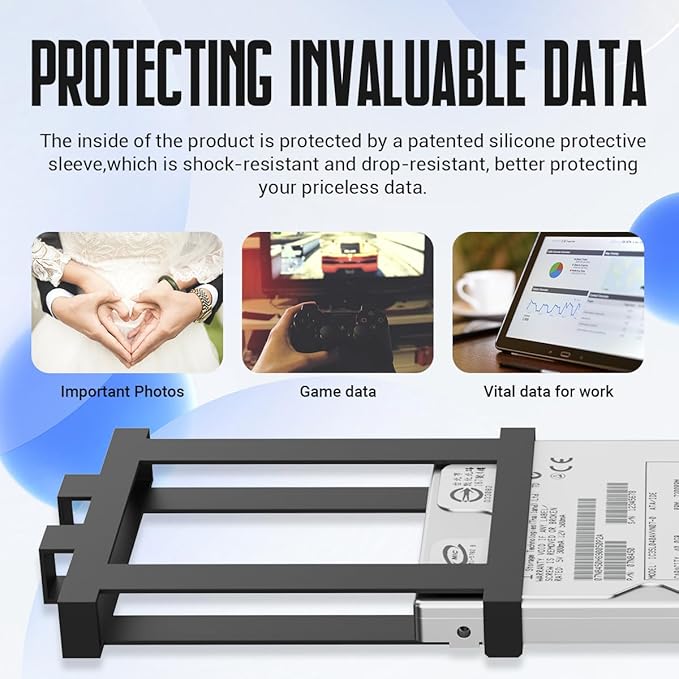 Portable External Hard Drive Storage Expansion Mobile HDD USB 3.0 for PC, Mac, Desktop, Laptop, PS4, PS5, Xbox One X/S, Xbox 360, Xbox Series X/S, Office & Game (White, 320GB)