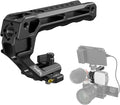 SMALLRIG Lightweight NATO Top Handle, Quick Release NATO Grip w/NATO Rail for DSLR Camera Cage, Universal Top Handle with 5 Cold Shoe Adapters - 4345 Black