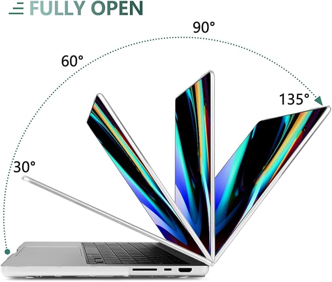 DONGKE for M4 MacBook Pro 16 Inch Case 2024 2023 2021 A3403 A3186 M3 A2991 M2 A2780 M1 A2485 Pro/Max Chip, Plastic Hard Shell Case & Keyboard Cover for Mac Pro 16 with Touch ID, Gold Floral