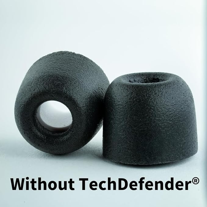Comply 600 Core Series | Memory Foam Replacement IEM Ear Tips for Truthear, Sennheiser, Moondrop & More | Superior Noise Isolation, Ultimate Comfort, Secure Fit | Black, Small (3 Pairs)