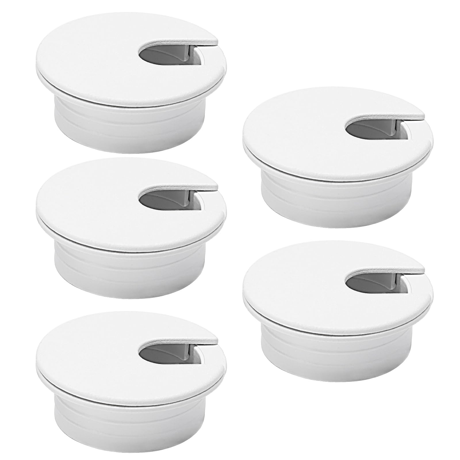 EASYEAH 5 Pcs Desk Grommet 2" / 50 mm, Desk Cord Hole Cover