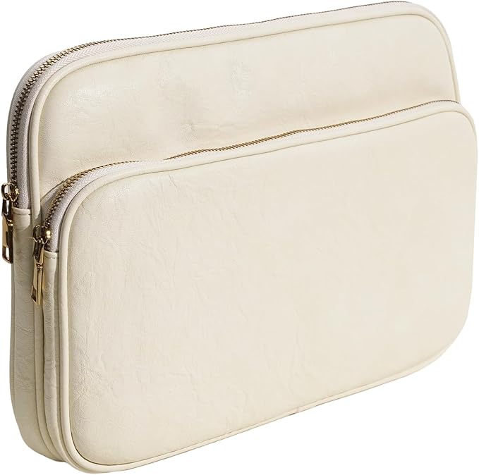 Laptop Sleeve Bag 15 Inch Compatible with MacBook Air 15, MacBook Pro 15 A1990 A1707, Surface Laptop 15, New Dell XPS 15 Color Cream