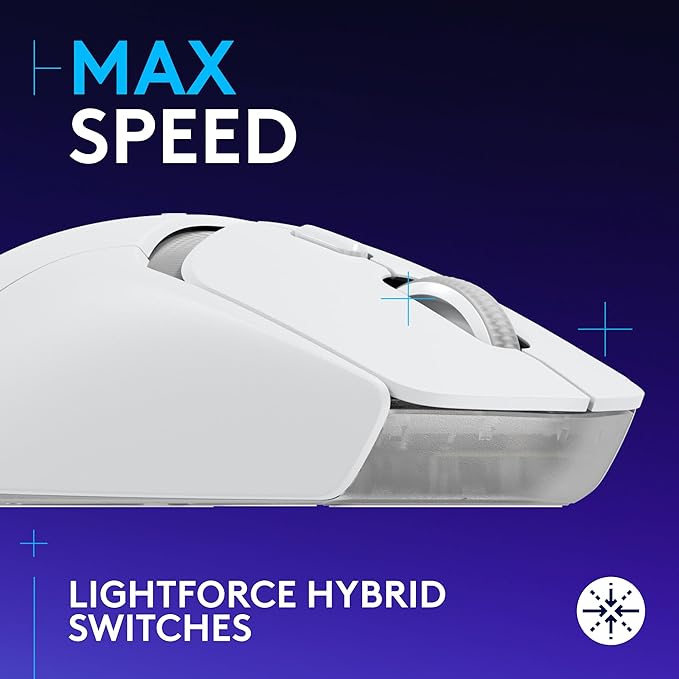 Logitech G515 TKL Wireless Gaming Keyboard (Tactile)+ G309 Lightspeed Wireless Gaming Mouse Bundle - White