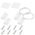 FOCMKEAS 2Pcs Magnetic Reed Switch Surface Mount, NC, 2 Wire, ABS, MC-38