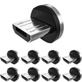 Magnetic Connector Tips Head for Micro USB Android Devices (9 Pack)