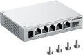 SODOLA 5 Port 2.5Gb Switch Managed, 5X 2.5G Base-T Ports, 1x 10G SFP+,Aluminum Alloy Cooling & Magnetic Mounting - LACP/QoS/VLAN/IGMP Web 2.5G Network Switch for Homelab