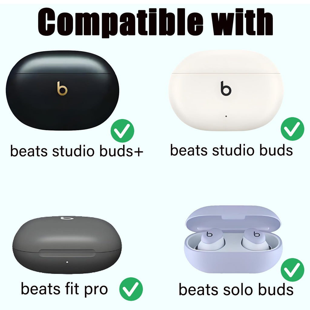 Double Flange Ear Tips for Beats Studio Buds, Anti-Slip Noise Isolating