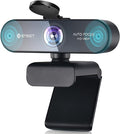 1080P Webcam with Microphone, eMeet Nova AutoFocus HD Webcam, 96°View Web Camera w/ 2 De-Noise Mics for Laptop/Desktop, Plug & Play USB Streaming Computer Camera for Conference/Calling/Teaching/Gaming