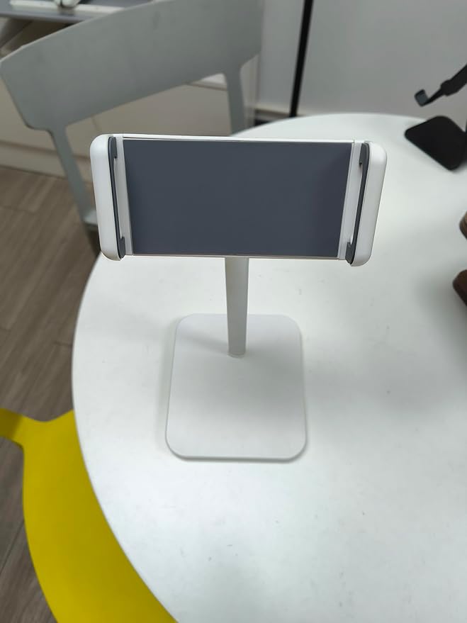 tounee Portable Monitor & Tablet Holder Stand, 4.4lb (2kg) Holding Strength, Height Adjustable Up to 18.11", Ideal for 4.7"-16" Devices (15.6" Portable Monitors, iPad, iPhone, Kindle) - Black