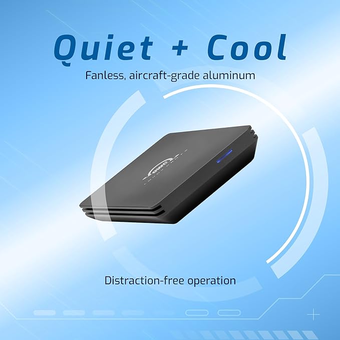 OWC 2TB Envoy Pro FX Portable Rugged External NVMe M.2 SSD Drive Thunderbolt 3, USB3.2 USB-C, up to 2800MB/s speeds, Drop/Shock Resistant Compatible with Mac and PC