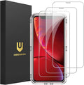 UNBREAKcable Screen Protector for iPhone XR / iPhone 11 [3-Pack], 9H Hardness Tempered Glass for iPhone XR / 11, Case Friendly, 2.5D Round Edge, Anti-Bubbles, Easy Install Tool (Not Whole Screen).