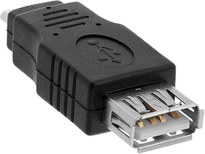 Cmple - [10 Pack Micro USB to USB Adapter Standard USB 2.0 A Female Jack to Micro B Male Plug OTG Connector Converter for Cameras Tablets Phones Dash Cams Transfer Photos to Computer