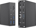 ACASIS USB C Docking Station Dual Monitor,16-in-1 Laptpop Docking Station with 2* HDMI,VGA,2.5G Ethernet,SD/TF,10Gbps USB-C 3.1,3.5mm Audio,PD100W,USBC Hub for MacBook/Dell/Lenovo/HP/ThinkPad (Black)