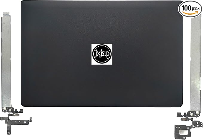 Replacement LCD Back Cover Rear Top Lid with Hinges for Dell Latitude 15 3520 E3520 Series Laptop,New Dell Latitude 3520 Back Cover and Hinge P/N: 17XCF 017XCF Black