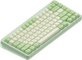 nuphy Halo75 V2 Mechancial Gaming Kyeboard,75% Wireless Hot Swappable Bluetooth Keyboard,83 Kyes RGB Backlit Keyboard,Support Bluetooth/2.4GHz/USB-C (Green, Lemon (55gf))