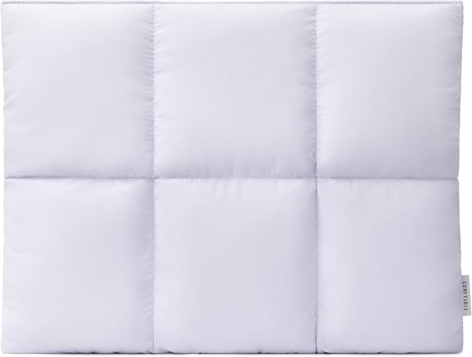 Comfyable Puffy Laptop Sleeve 13 Inch 14 Inch, Quilted Puffer Laptop Carrying Case, Pillow Case Compatible with MacBook Air M4 2025 M3 M2 M1, MacBook Pro M4 Pro/Max, Lavender