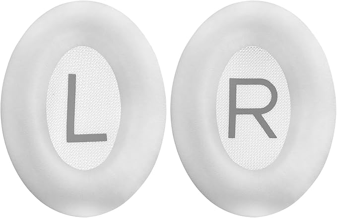 Replacement Ear Pads for Bose QuietComfort 45 (QC45) Headphones, Ear Pads Cushions with QCSE (QC SE)/New QC Wireless High-Density Noise Isolation Foam, Made Soft Protein Rubber Leather