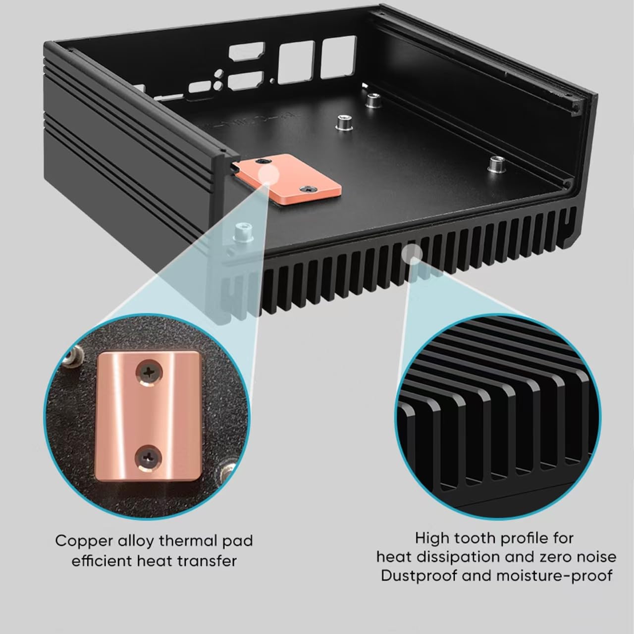 Firewall Micro Appliance Core N150,4xi226-V 2.5G Fanless Mini PC,DDR5,2*NVMe 2*SATA,6*USB,2*HDMI,Type-C,DP,Firewall Mini PC NAS Server