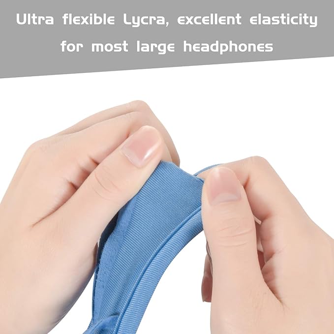 TXEsign Universal Replacement Headband Cushion Pad Cover Protector Compatible with ATH M50X, QC 35i/35ii, QC25, Solo 2/Solo 3, Studio 2/3 Headphones (Blue)