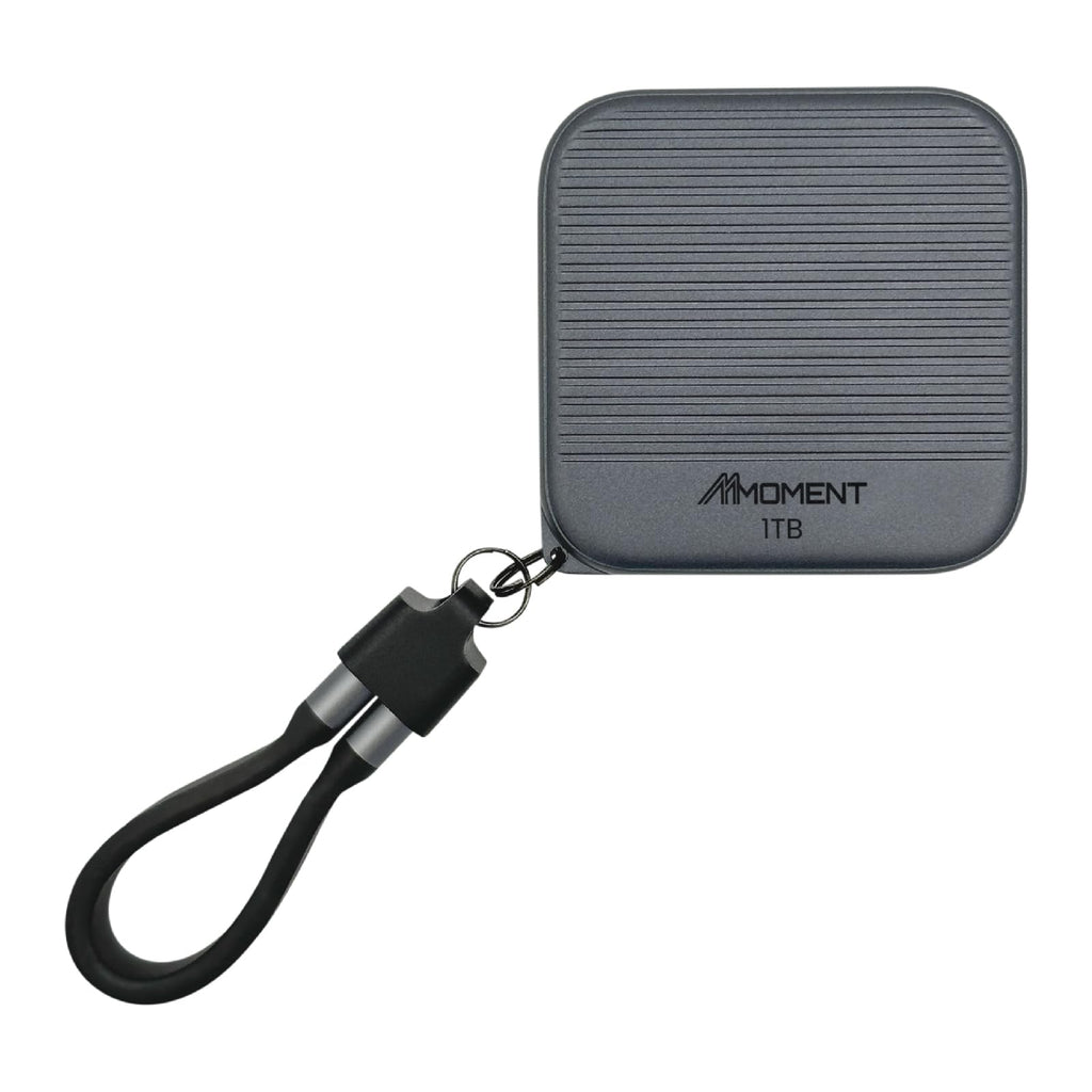 MMOMENT 1TB Portable SSD Magnetic Phone SSD, Dual USB-C, 950MB/s P100