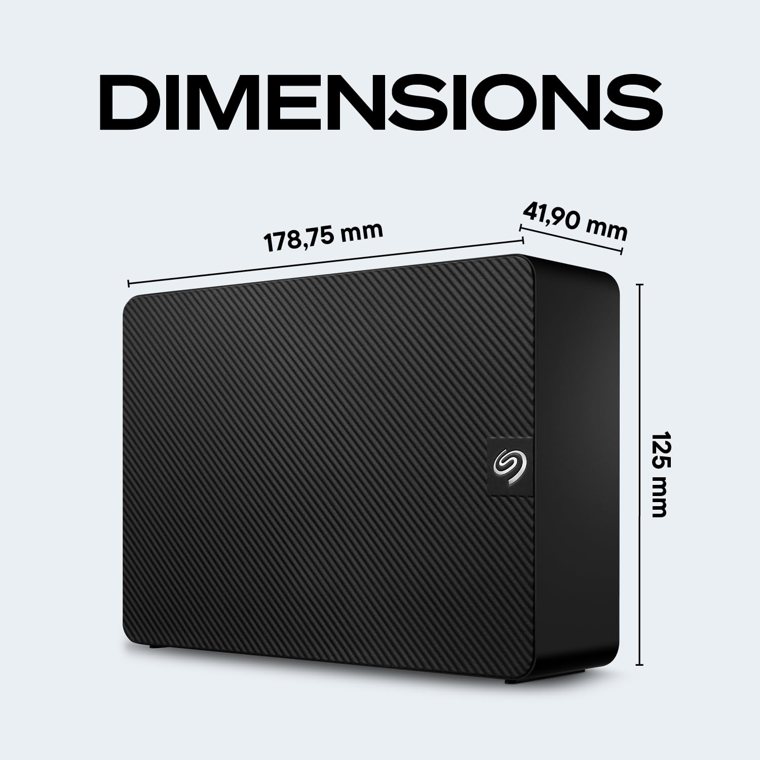 Seagate Expansion 24TB External Hard Drive HDD - USB 3.0, with Rescue Data Recovery Services (STKP24000400)