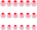Silicone Earbud Tips - Fit Most In-Ear Earbuds (Inner Hole 3.8mm -5.1mm) - 9 Pairs S M L