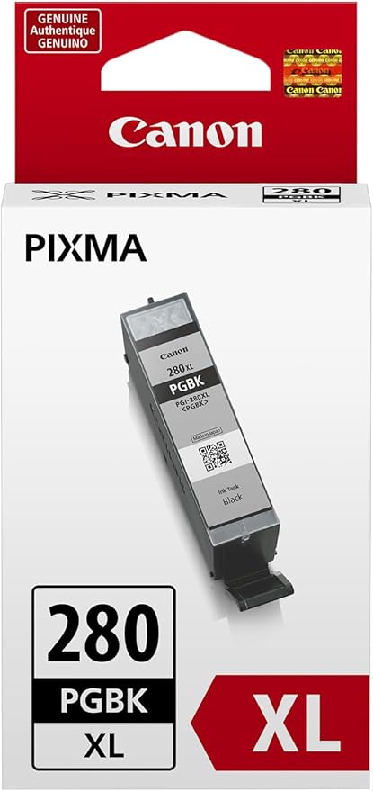 Canon PGI-280XL PGBK/CLI-281CMY Ink and Photo Paper Bundle