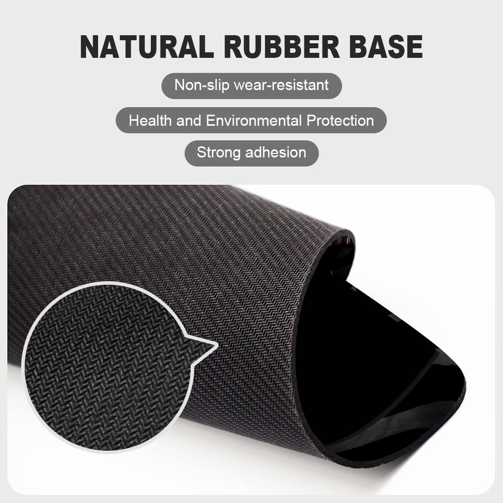 Square Mouse Pad 3D Dog-Santa Hat-1,Gaming Mouse Pads for Desk,Soft Computer Waterproof Non-Slip Mouse Mat