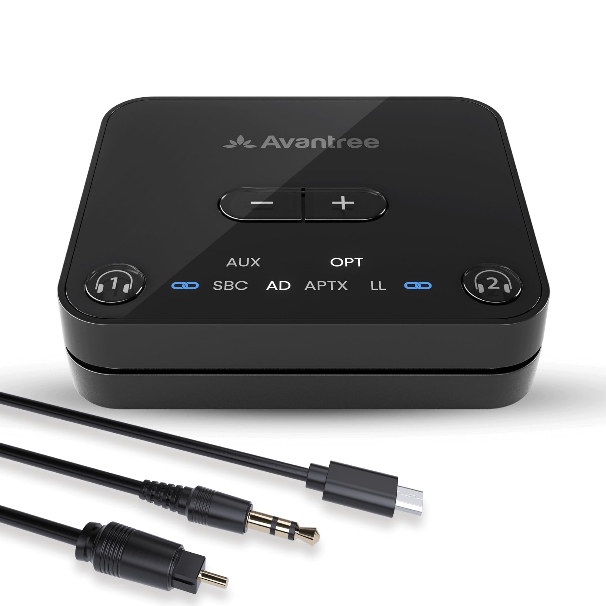 Avantree Audikast 3 – Bluetooth TV Transmitter for 2 Headphones