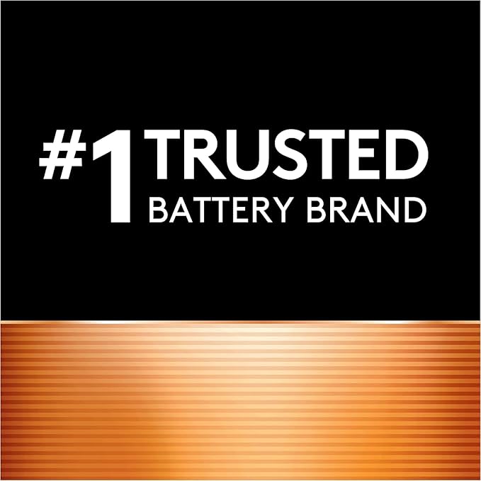 Duracell - CopperTop D Alkaline Batteries with recloseable Package - Long Lasting, All-Purpose D Battery for Household and Business - 8 Count (Pack of 2)