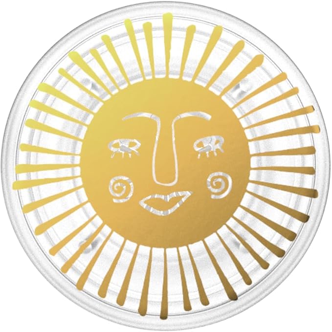 PopSockets Translucent Phone Grip with Expanding Kickstand, PopSockets for Phone, Adhesive Grip, Translucent PopGrip - Sun Goddess