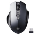 Uineer Wireless Mouse, 2.4GHz Rechargeable Computer Mouse, Battery Display