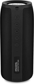 Bluetooth Speaker,MusiBaby M88 Speakers,Dual Pairing, Bluetooth 5.3,Loud Stereo Sound,Booming Bass,30H Playtime for Home& Outdoor Party,Beach,Portable Speaker,Gifts(Black)