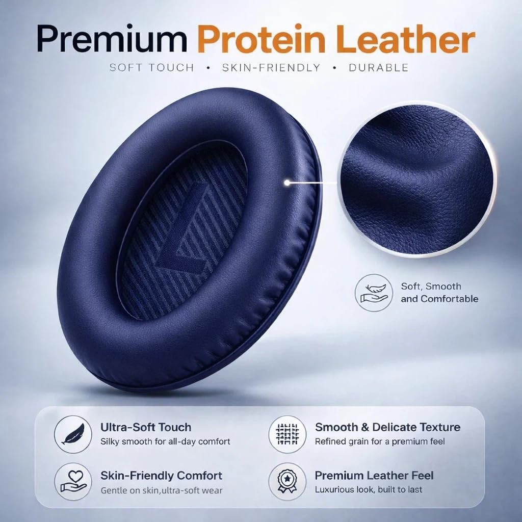 YOCOWOCO Replacement Ear Pads for Bose QC35 and QC35 II