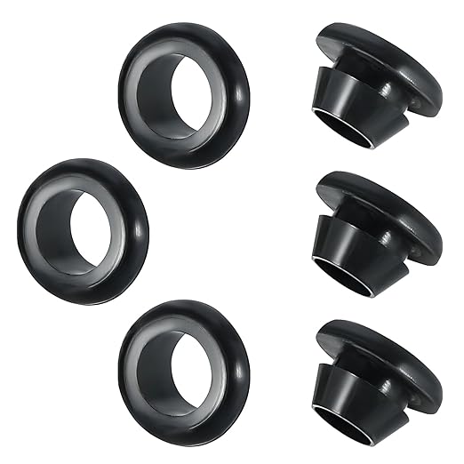 Qrity 20 PCS Rubber Grommets Cable Railing, Car Grommet, Cable Railing Protective Sleeves for Metal Posts, ID 18mm Mount Dia 22mm