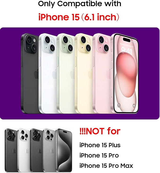 Magnetic for iPhone 15 Case [Compatible with MagSafe][Built-in Camera Lens Protector] Slim Soft Silicone Bumper Shockproof Metallic Shine Phone Case (Gray)