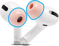WC TipZ - Upgraded Memory Foam Ear Tips for Airpods Pro Made by Wicked Cushions | Improved Comfort, Tighter Seal, Better Foam Rebound Time | Fits Perfectly in Charging Case | Perfect Pink