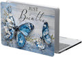 Compatible with MacBook Air 13.3 13.6 Inch Case 2022 2021 2020 2019 Plastic Hard Shell Case Cover,13.6 Air (A2681) M2 2022, Butterfly